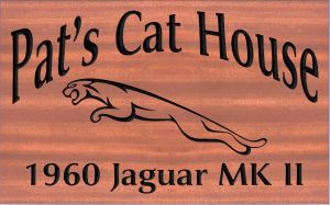 Pats Cat House sign